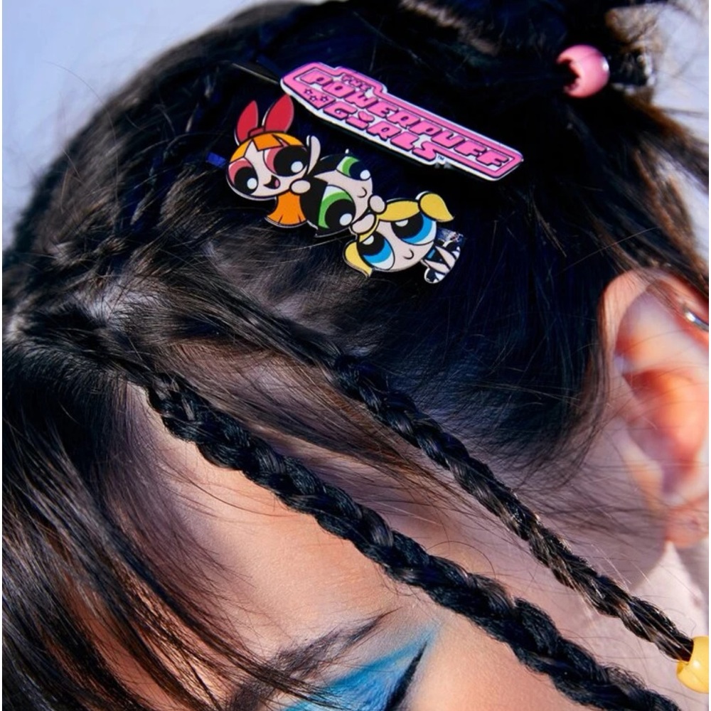 Power Puff girls bobby pin hair clips throw back Y2K hair styles NEW 90s 2000s
